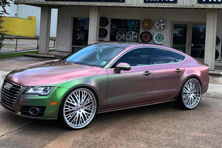  Audi A7 Sportback on Forgiato Wheels (Cravatta) 2019 года  (фото 1 из 2)